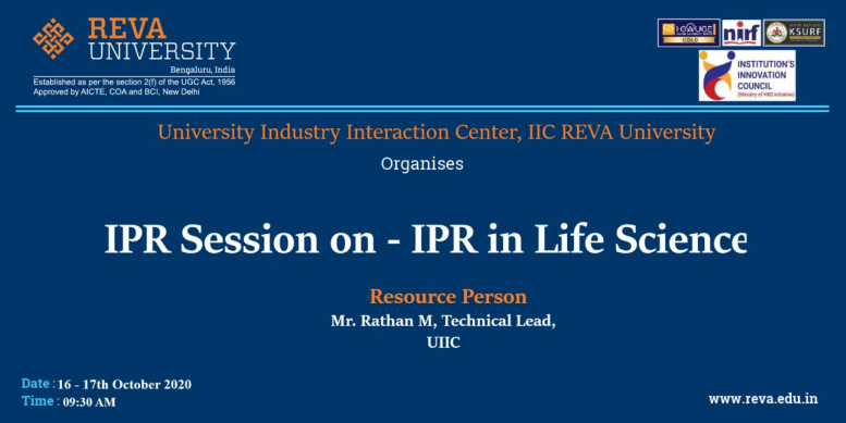 IPR Session-IPR in Life Sciences