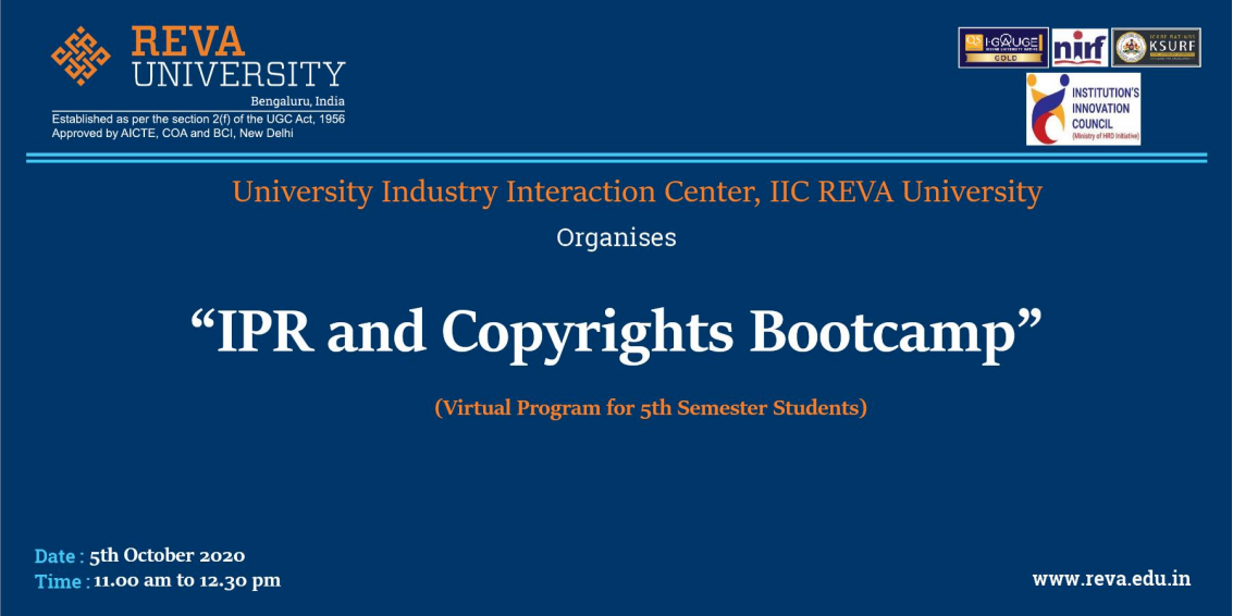 IPR and Copyrights Bootcamp