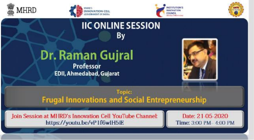 IIC Webinar session Series with Dr. Raman Gujaral