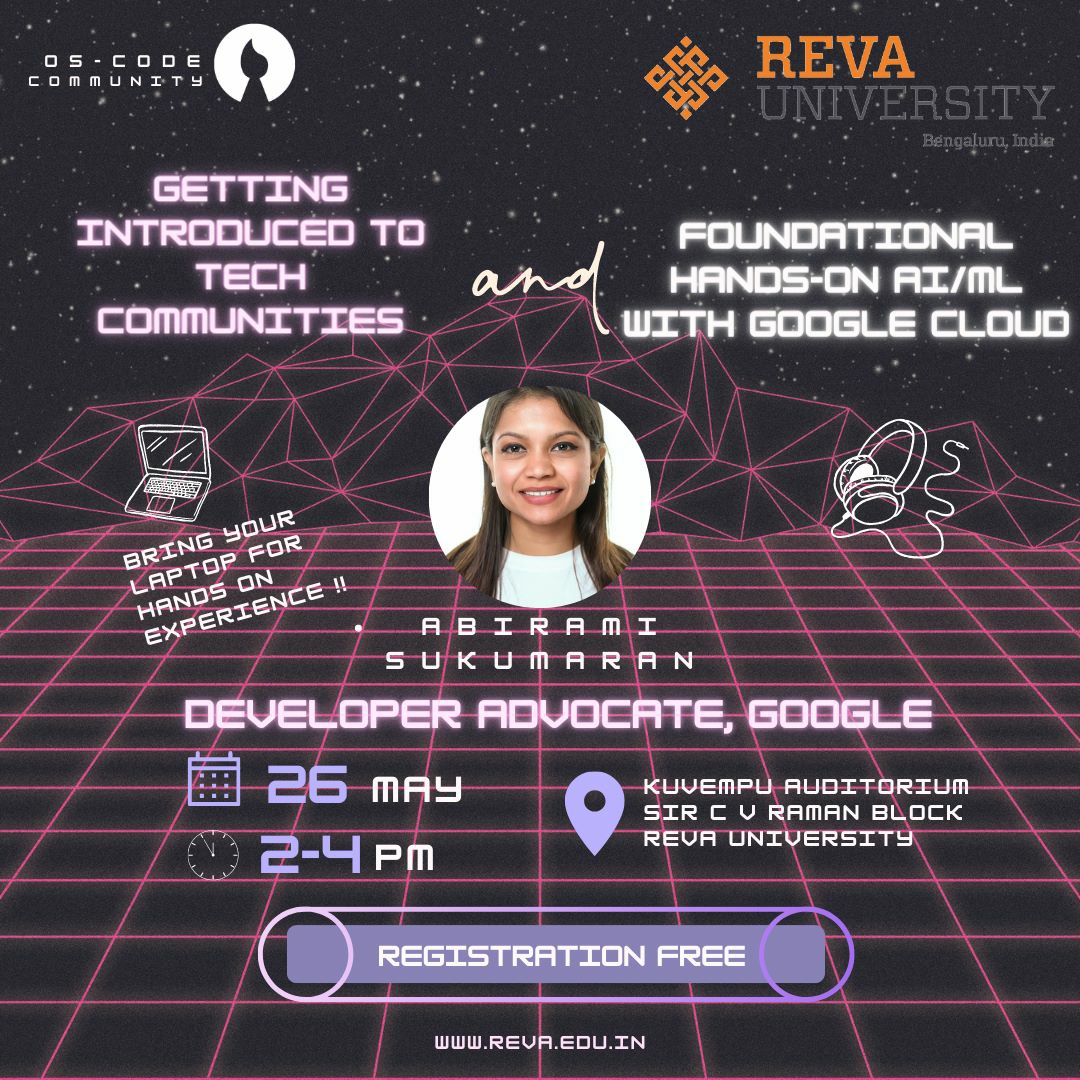 Tech Communities and Foundational Hands-on AI/ML with Google Cloud