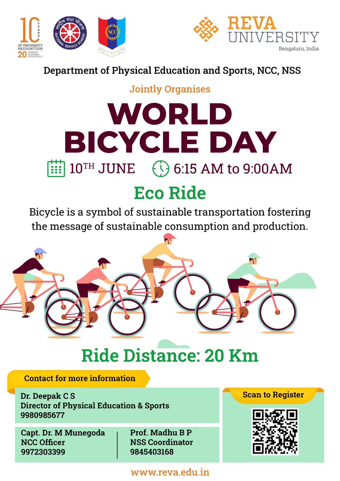 REVA Cyclothon - World Bicycle Day