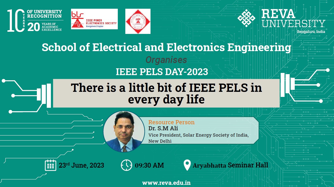 The IEEE-PELS Day celebration - 2023