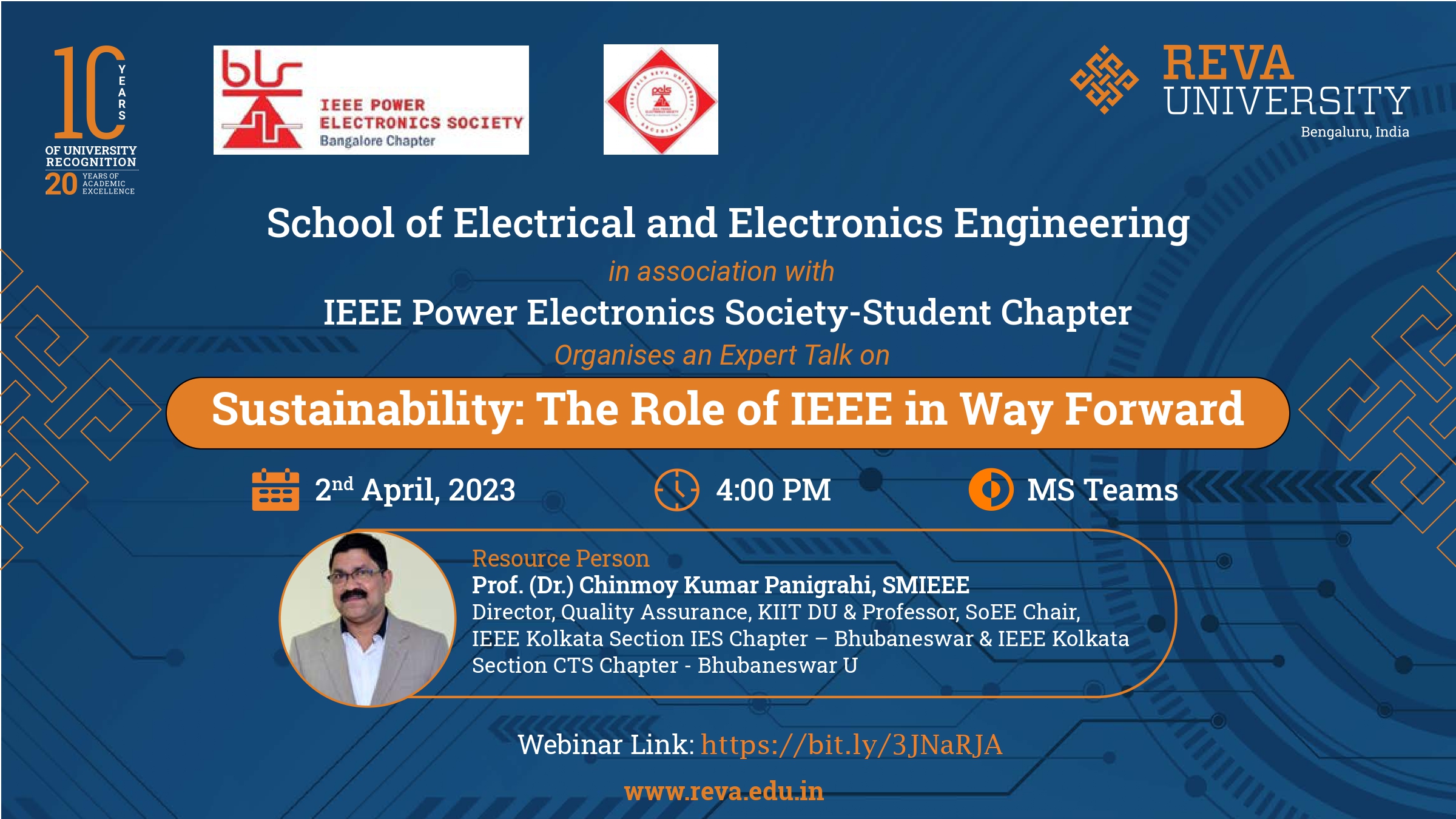 Expert Talk on Sustainability: The Role of IEEE in Way Forward