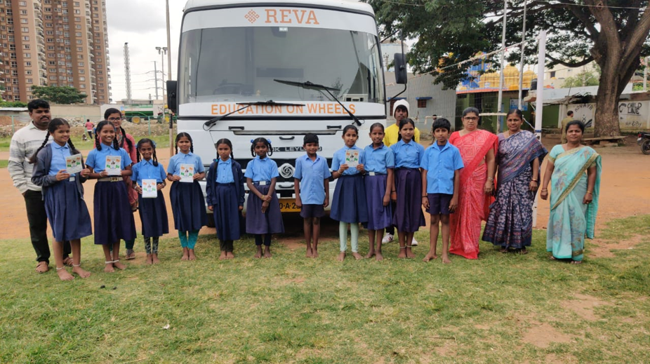 Education on wheel visit to Govt Primary School, Bhattarahalli Bangalore