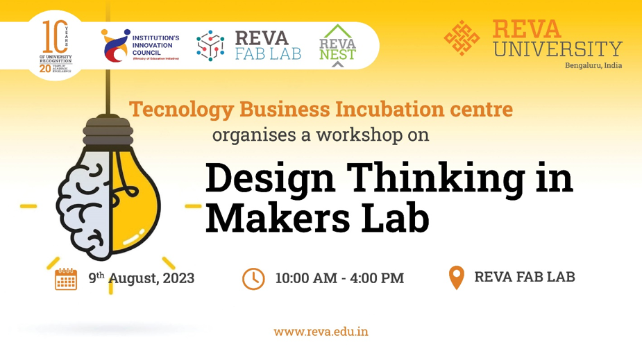 1 Day workshop on Design Thinking in Makers Lab