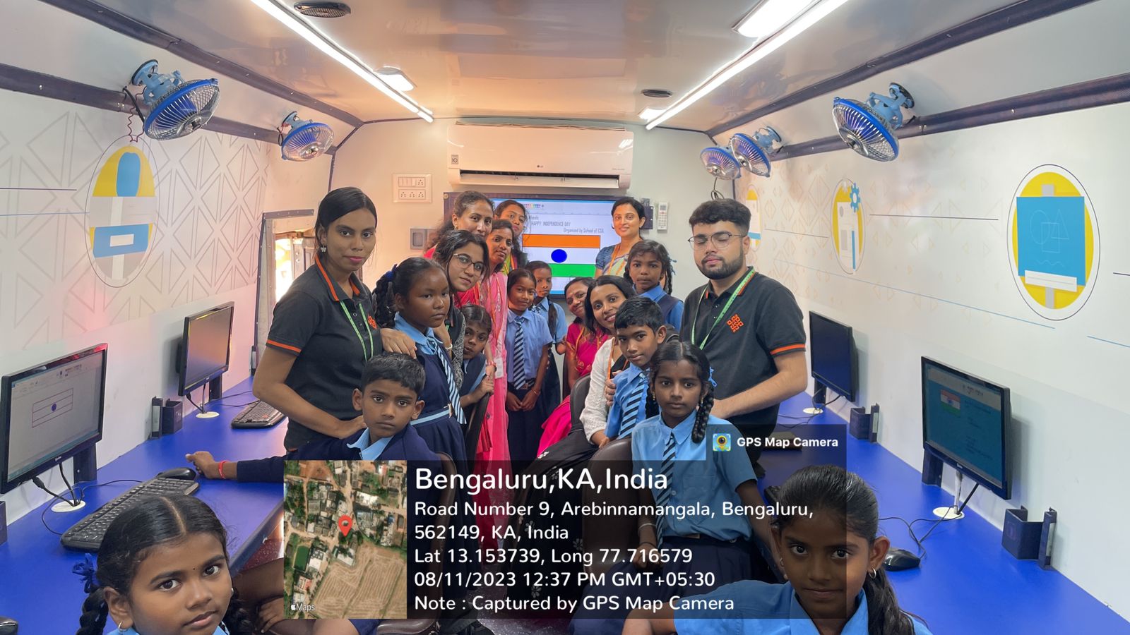 Digital Flag Making by School of Computer Science and Applications