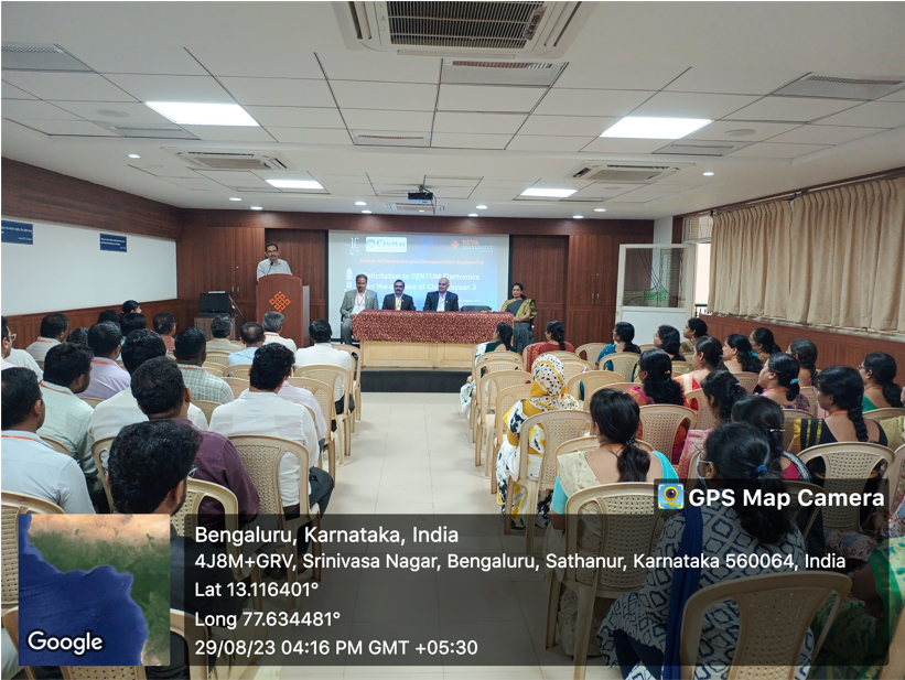 Felicitation to  CENTUM Electronics team by REVA University
