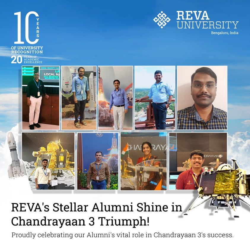 REVA Alumni in Chandrayan Mission 3