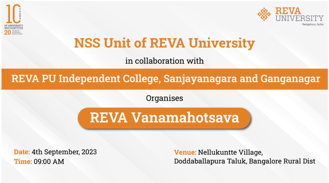 REVA VANAMAHOTSVA- Tree Plantation Drive