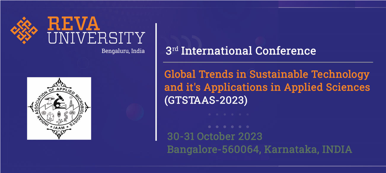 Global Trends in Sustainable Technology and its Applications in Applied Sciences (GTSTAAS-2023)