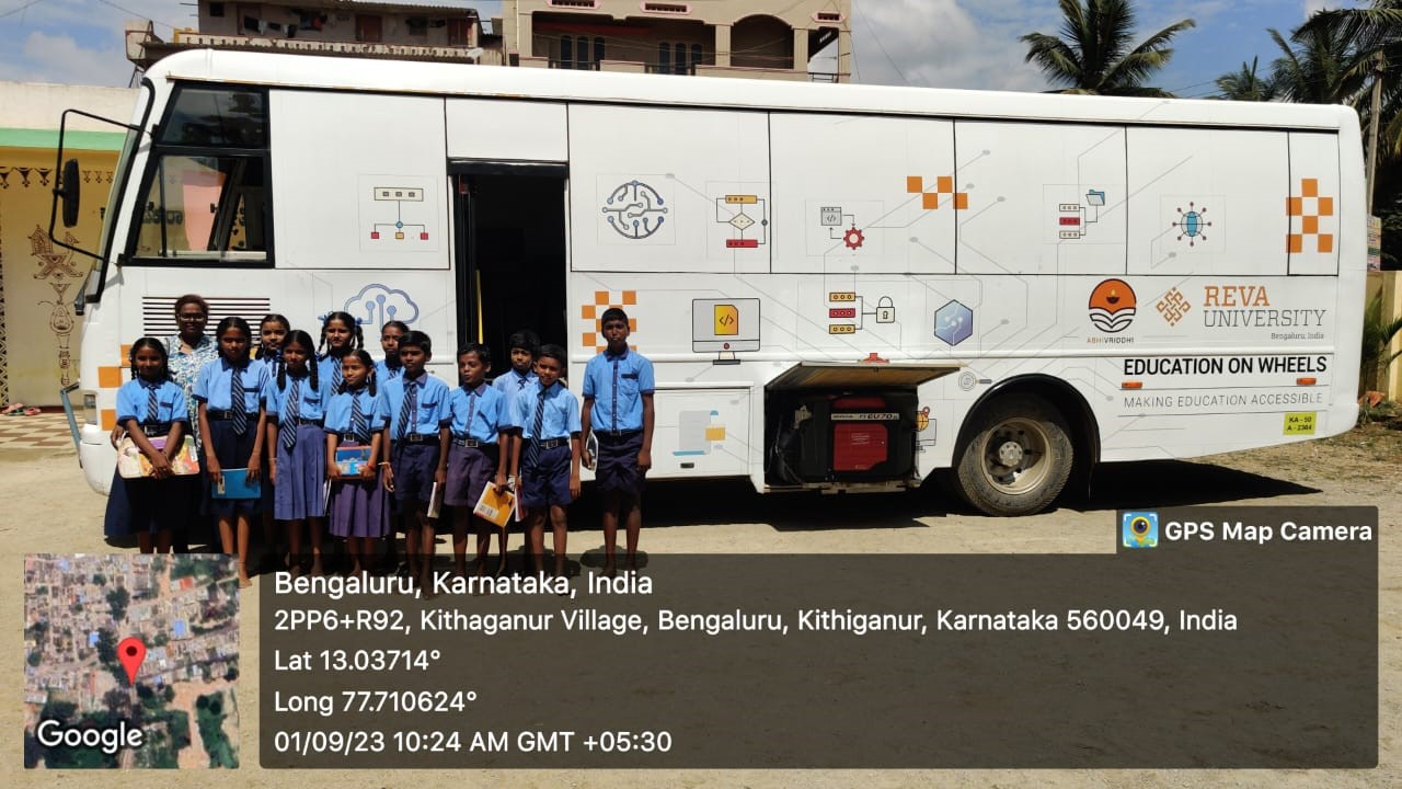 Education on Wheels - Government Higher Primary School, Kithiganur 1st September
