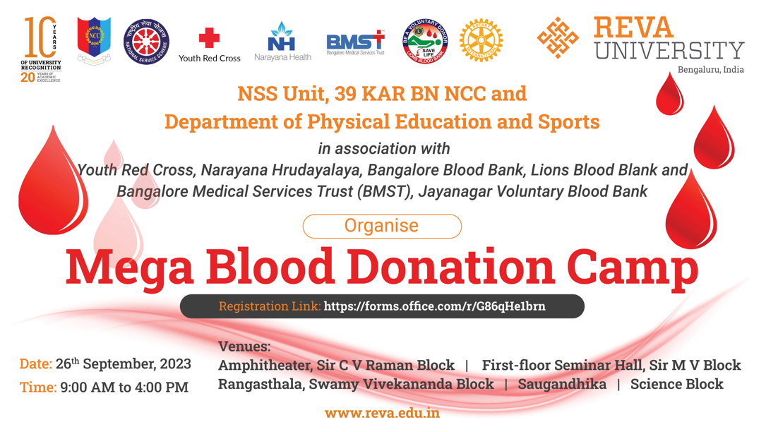 Mega Blood Donation Camp-17<sup>th</sup> October 2023