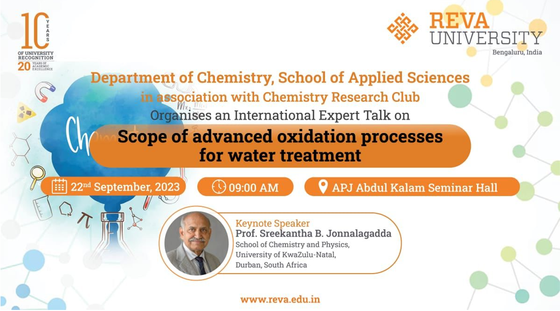 Scope of Advanced oxidation processes for water treatmen - International Expert Talk