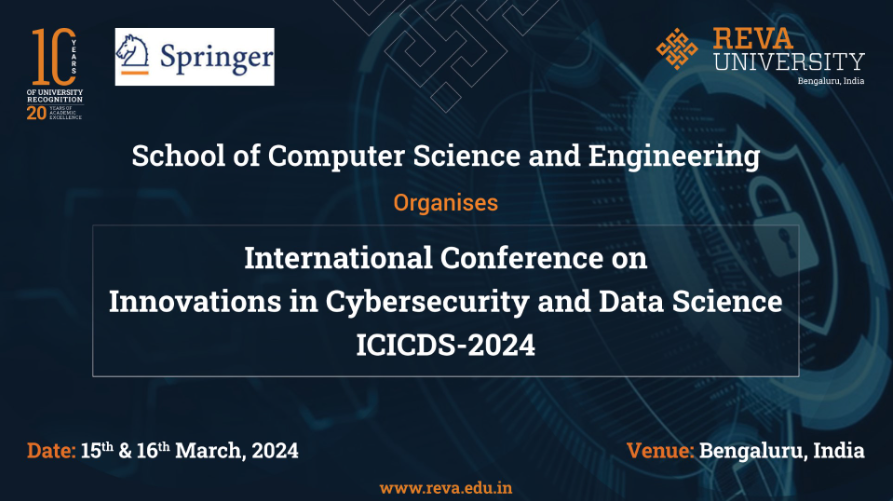 International Conference on Innovations in Cybersecurity and Data Science ICICDS-2024