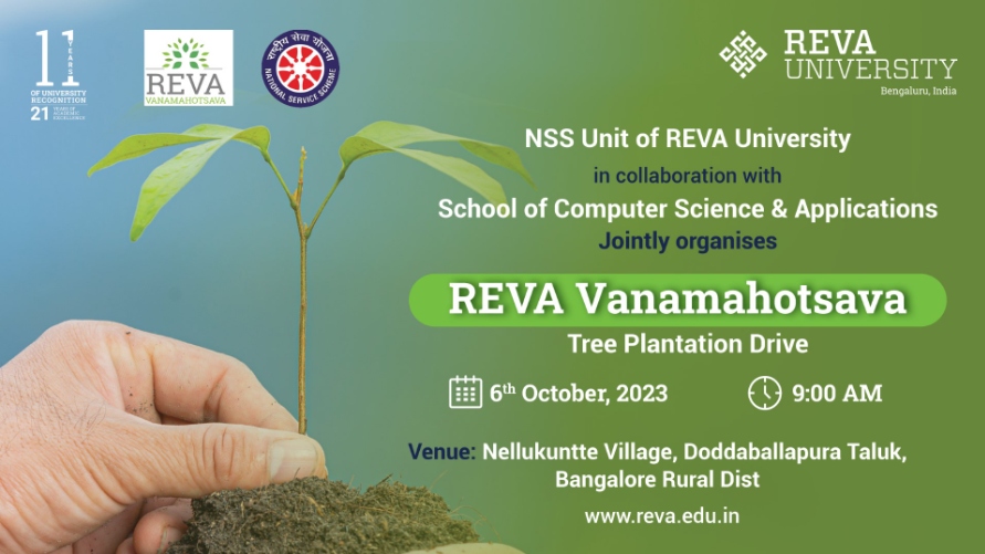 REVA Vanamahotsava at Nellukunte 6th October 2023