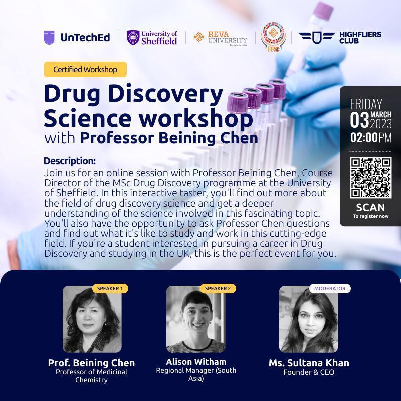 Drug Discovery Science Workshop, a Certified Workshop by Prof Beining Chen