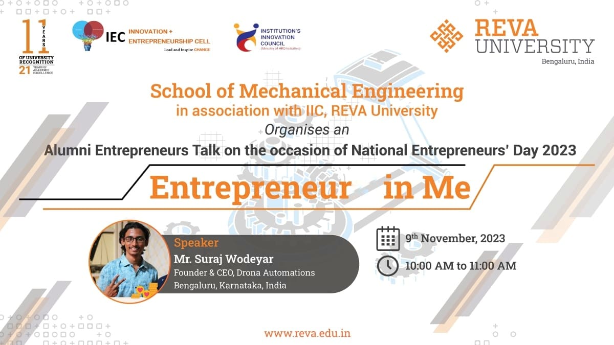 School of Mechanical Engineering organises 