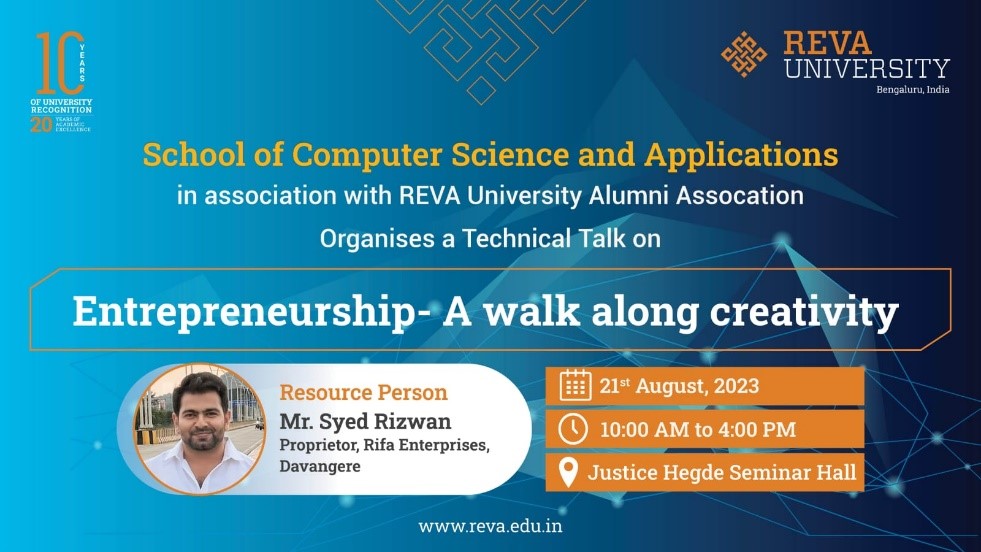 Entrepreneurship- A walk along creativity