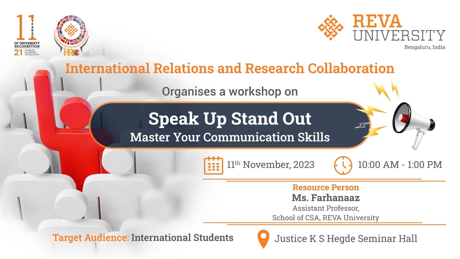 Communication skill workshop - SPEAK UP STAND OUT