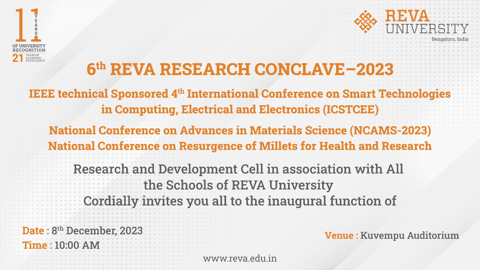 REVA Research Conclave 2023