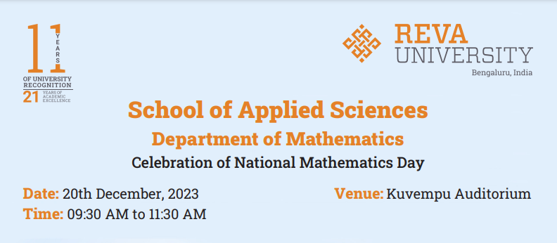 National Mathematics Day 2023