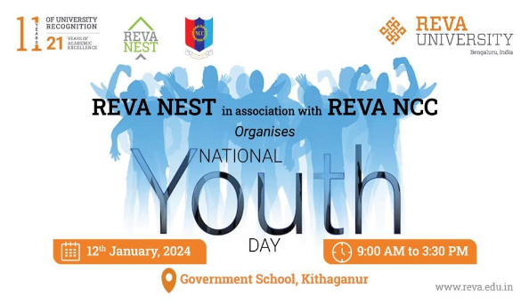 REVA NEST organizes National Youth day and Education on Wheels