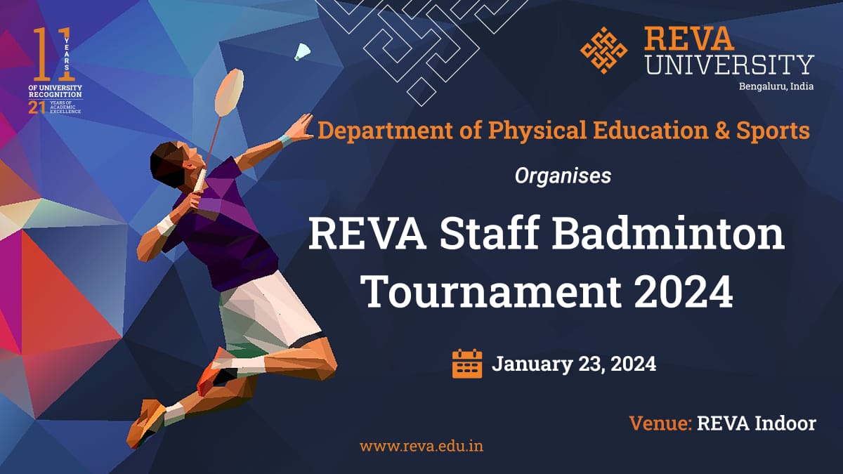 REVA Staff Badminton Tournament 2024