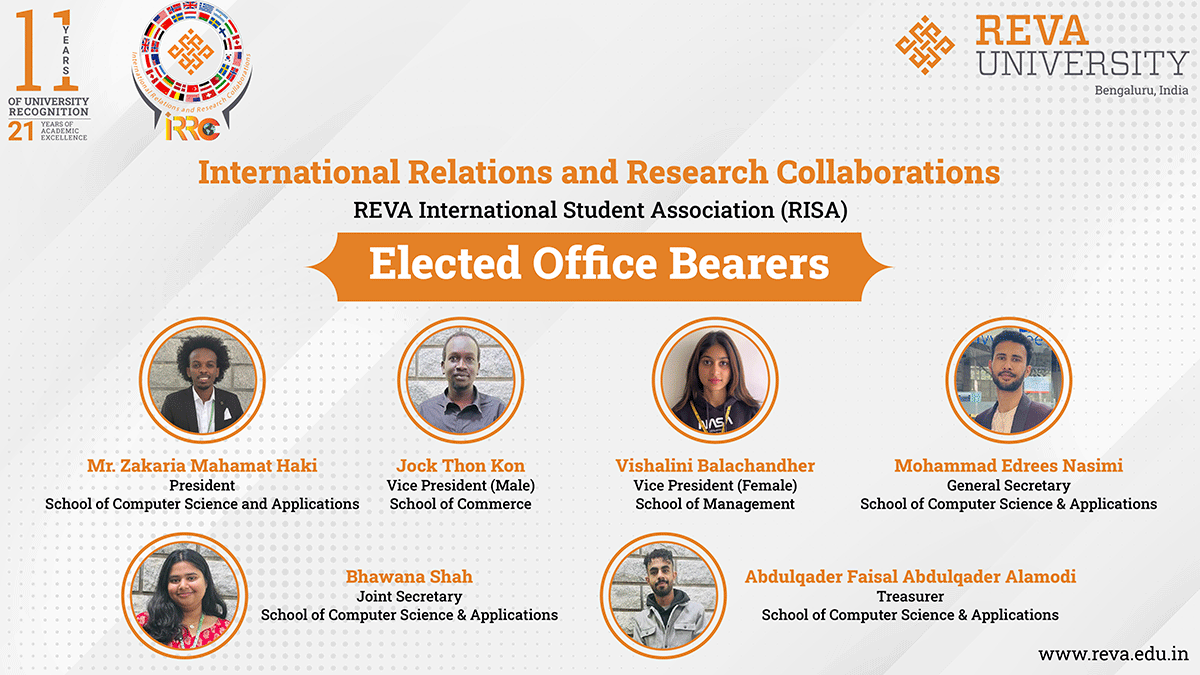 REVA INTERNATIONAL STUDENT ASSOCIATION ELECTION 2023