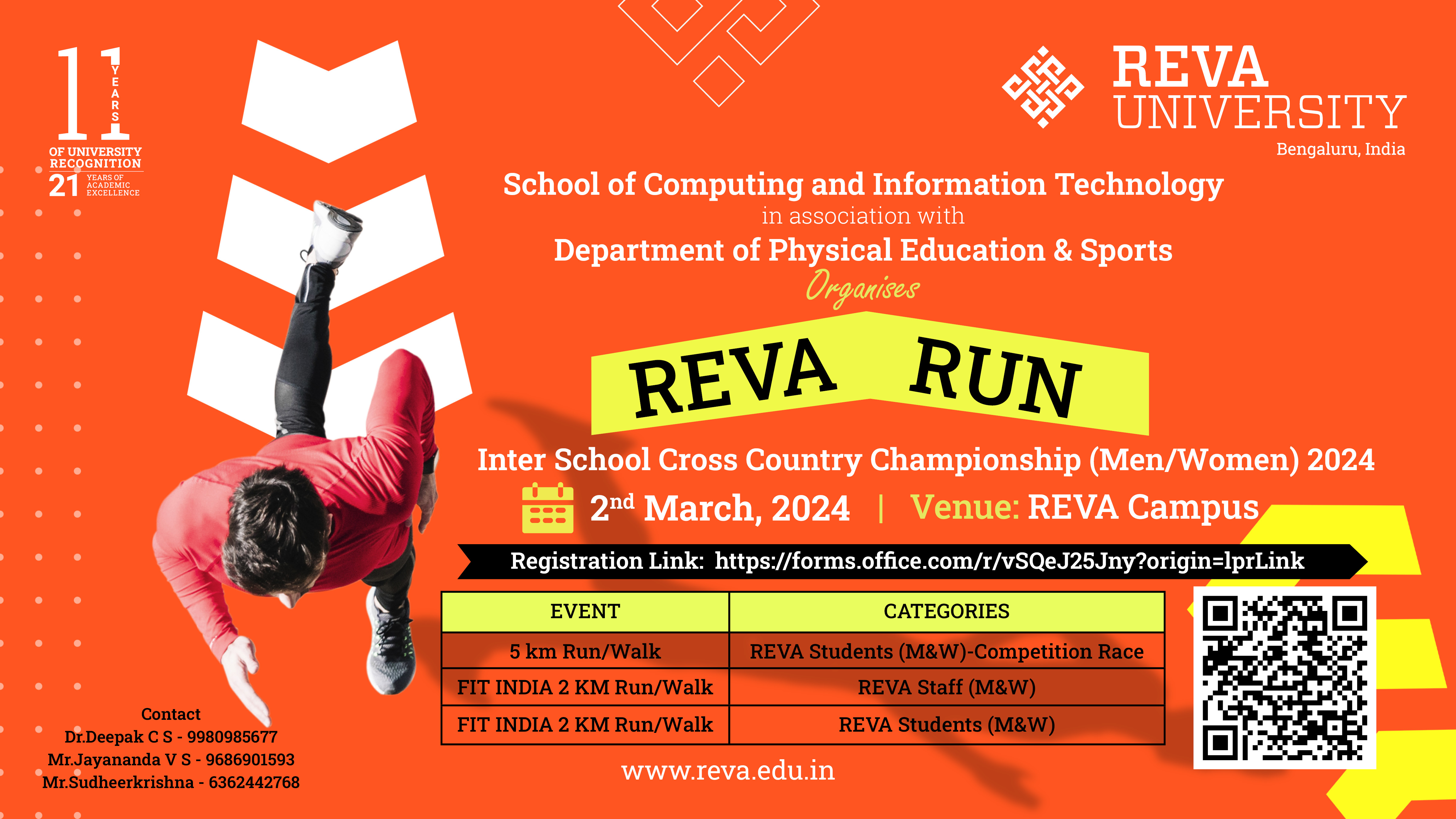 Inter School Cross Country Championship (Men/Women) 2024