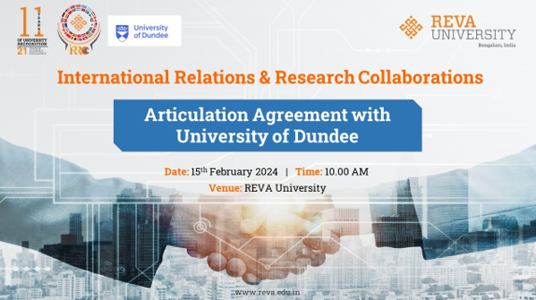 Articulation Agreement with University of Dundee