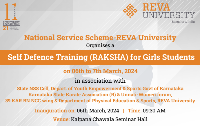Self Defence Training (RAKSHA) for Girls Students