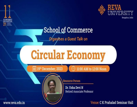 Guest talk on “Circular Economy”
