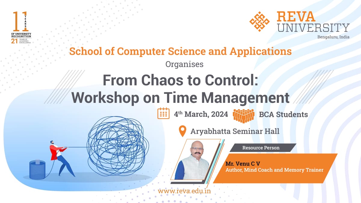 From Chaos to Control: Workshop on Time Management