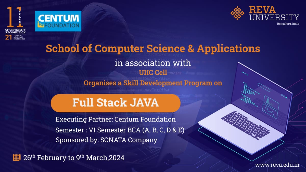 Skill Development Program on Full Stack JAVA