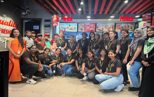 INDUSTRIAL VISIT TO KENTUCKY FRIED CHICKEN (KFC)