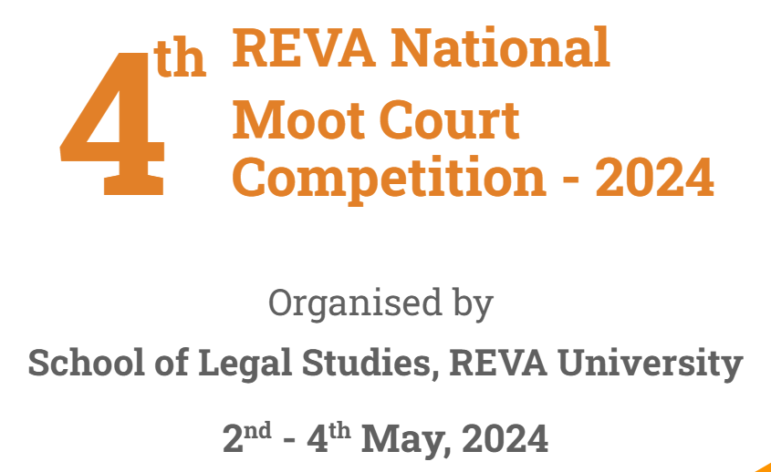 4th REVA National Moot Court Competition - 2024