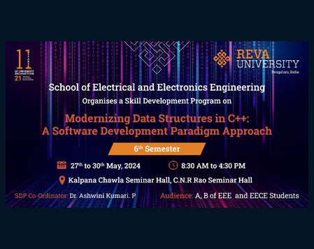 School of  EEE Organized  Skill Development Program on Modernizing Data Structures in C++: A Software Development Paradigm Approach
