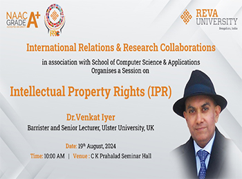 Intellectual Property Rights (IPR) Session on 19th Aug 2024