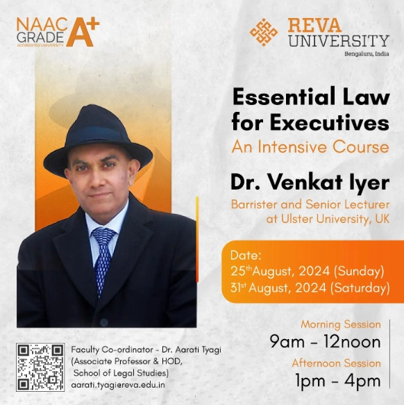 ‘Essential Law for Executives’ – An Intensive Course