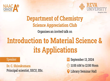 “Introduction to material science and its application”