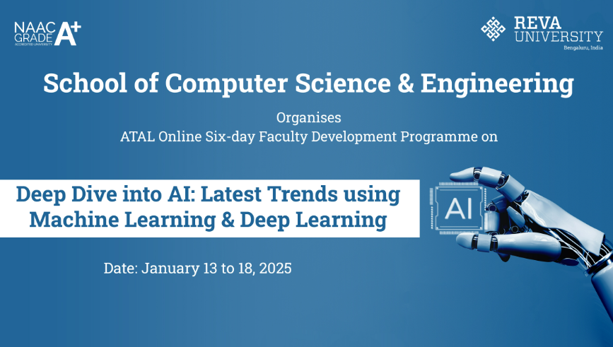 FDP on on Deep Dive into AI: Latest Trends using Machine Learning and Deep Learning