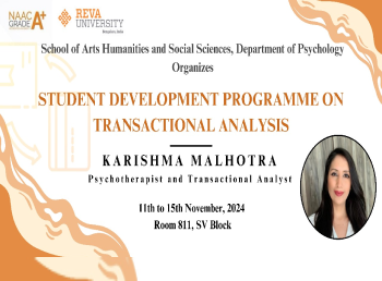 Student Development Programme On Transactional Analysis