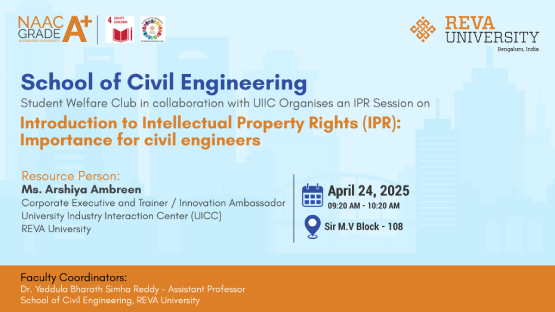Introduction to Intellectual Property Rights (IPR): Importance for civil engineers