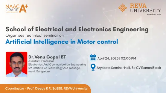 Seminar on “Artificial Intelligence in Motor Control”