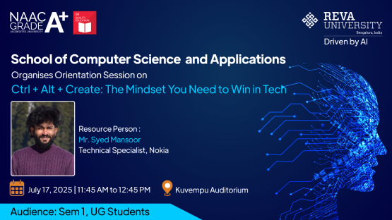 Session on “Ctrl + Alt + Create: The Mindset You Need to Win in Tech”