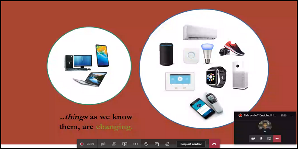 Webinar on IoT Enabled Human Life 2020