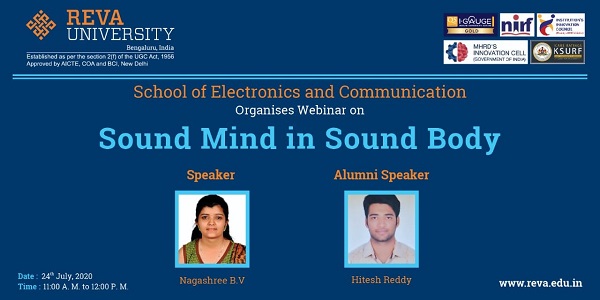 Webinar on Spiritual Talk on Sound Mind in Sound Body