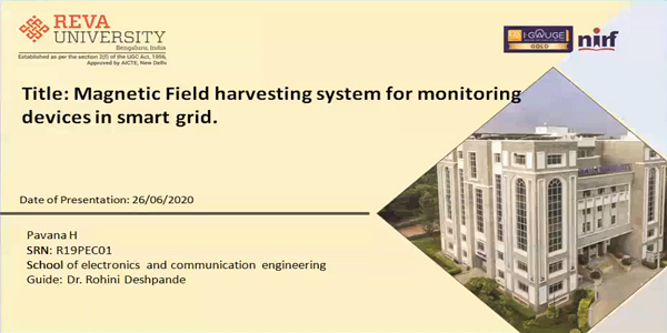 Research talk on Magnetic Field Harvesting System for Monitoring Devices in Smart Grids