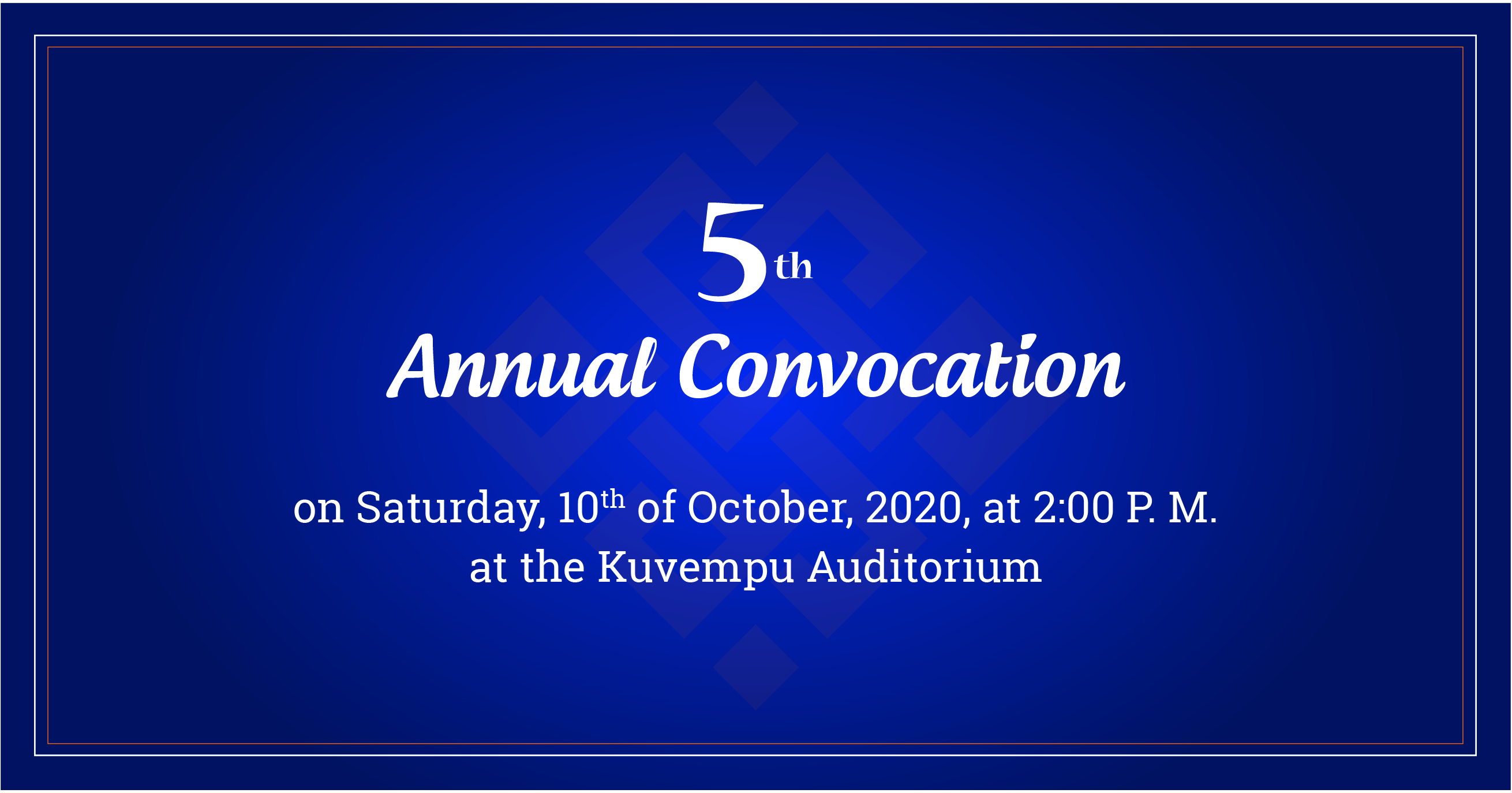 5th Annual Convocation 2020
