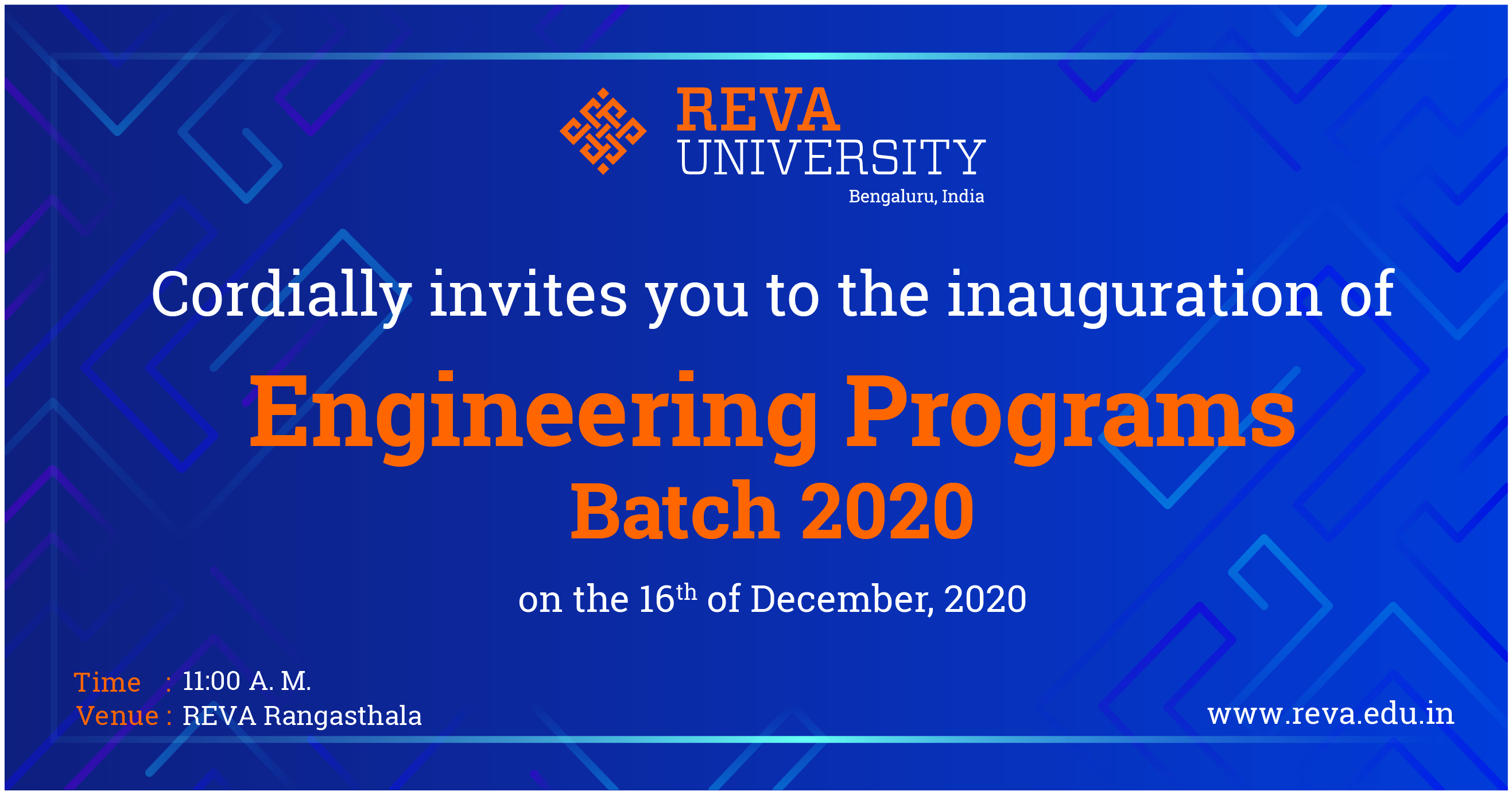 Engineering courses start at REVA University